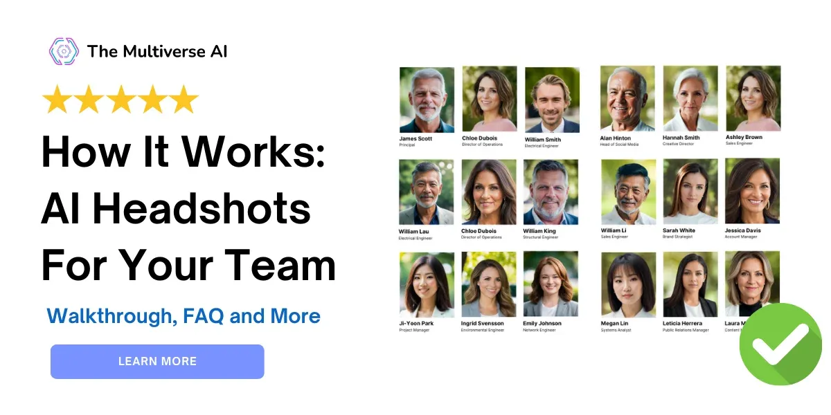 How to Get AI Professional Headshots for Your Corporate Team in Ten Minutes?