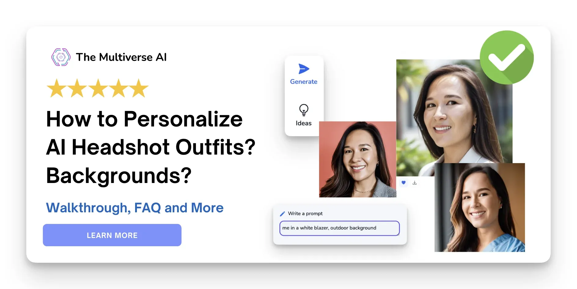 How to get a Custom Background, Outfit and More for your AI Headshots