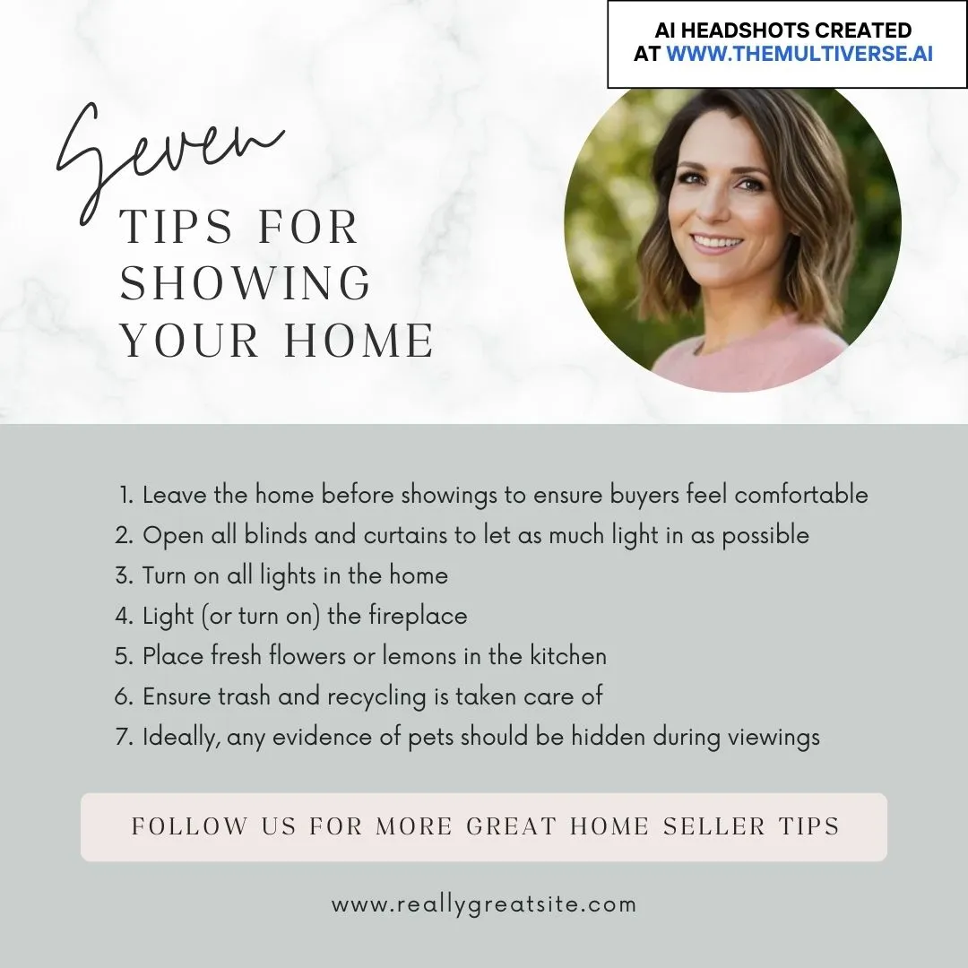 Ad for realtor, woman, attire, professional outfit