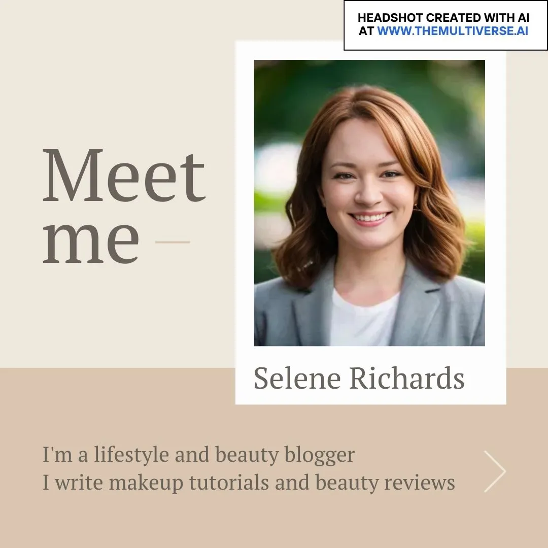 Example of a real estate ad with an AI-generated headshot from the Multiverse AI