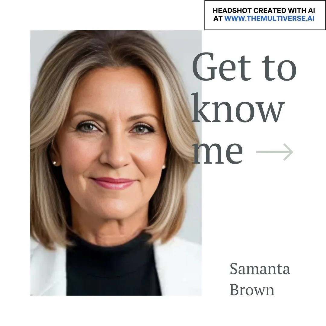 Example of a real estate ad with an AI-generated headshot from the Multiverse AI