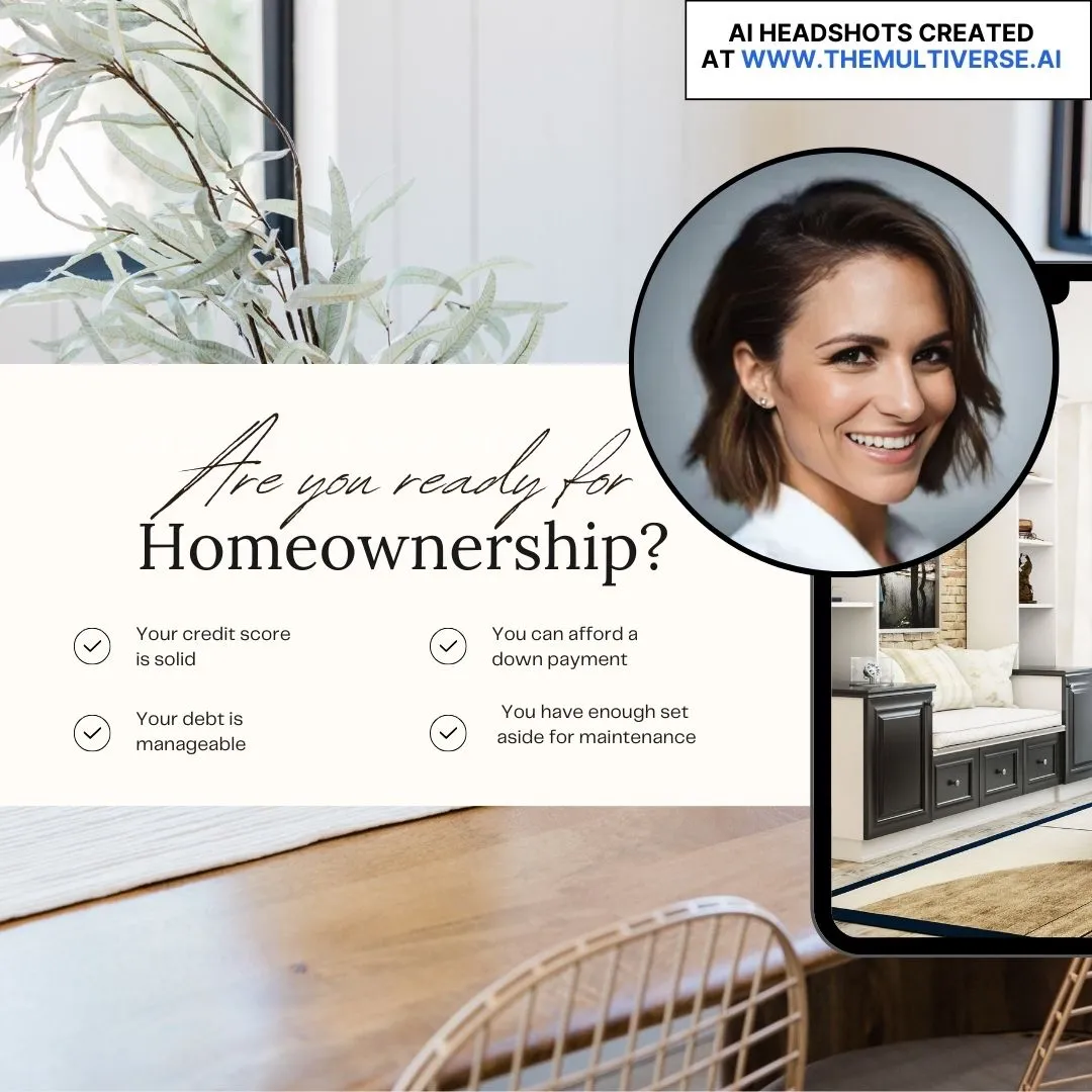 Headshot for real estate agent, smiling, woman