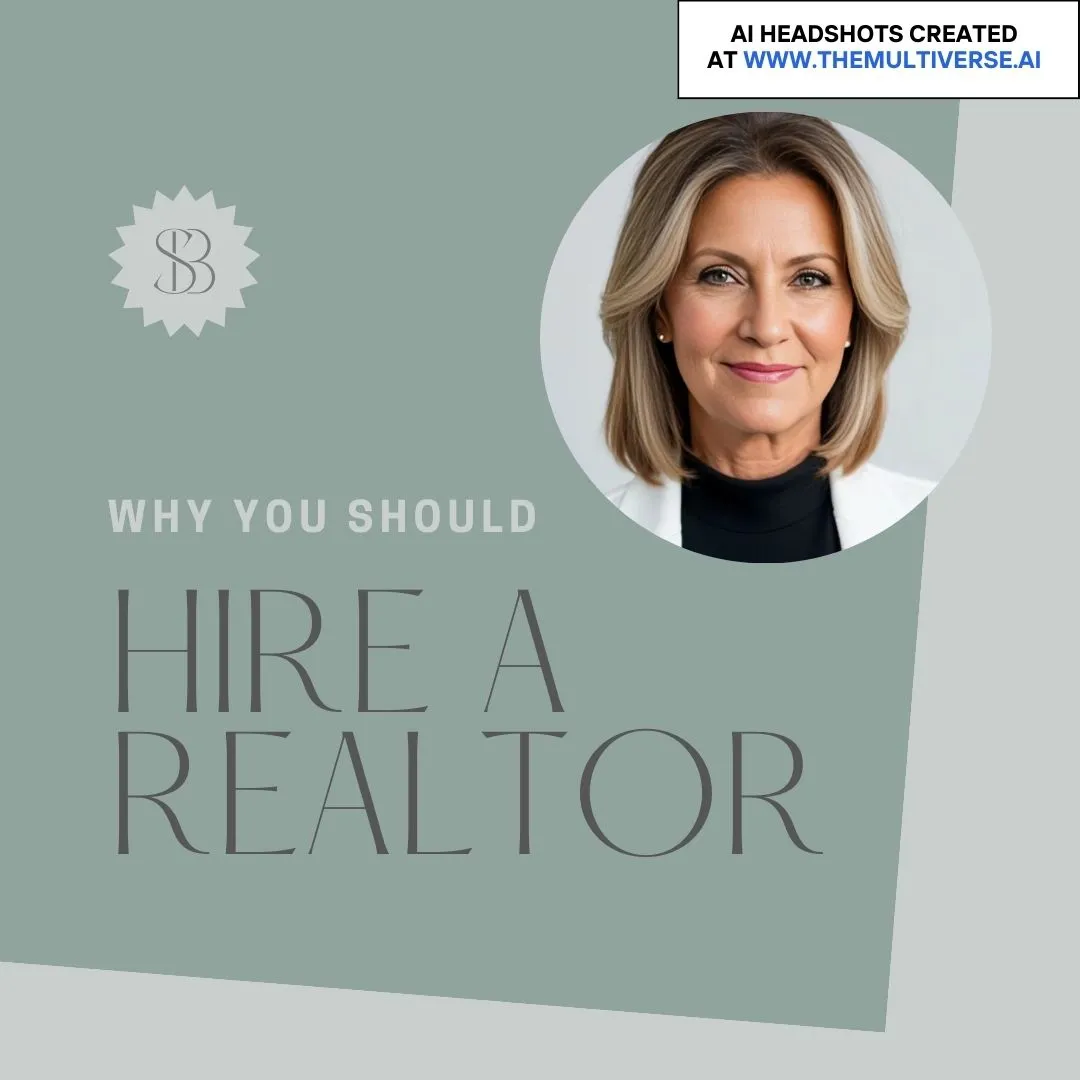 Headshot for real estate agent, smiling, woman