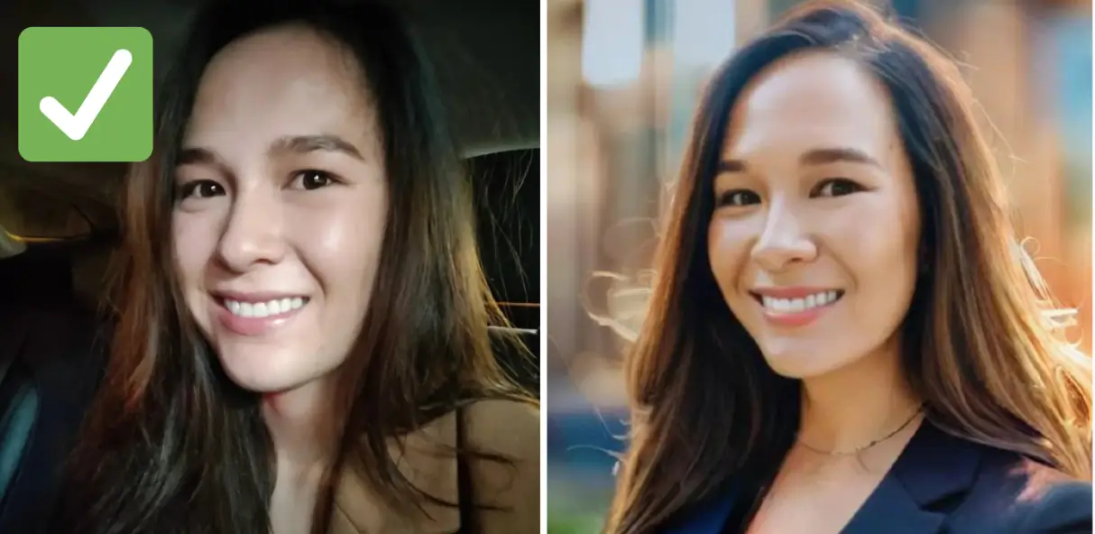 AI learning your smile for the headshots