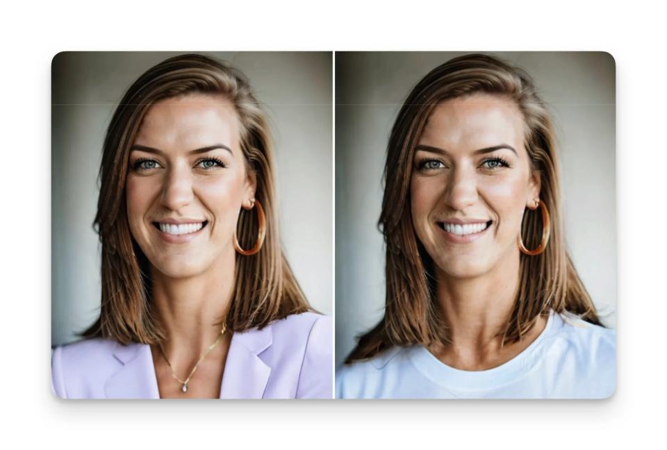 Change your clothes with AI