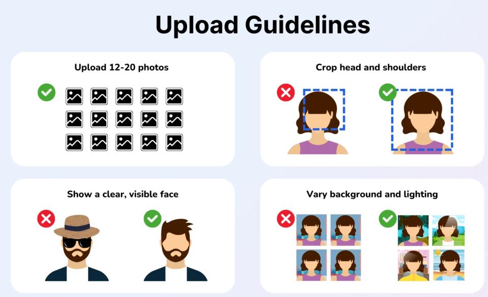 If you follow the guidelines, you are sure to get the best AI headshot results