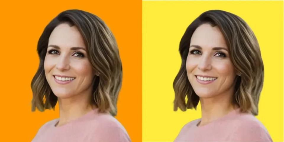 Bold Color Background for Professional Headshots